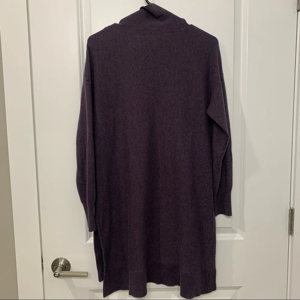 ‼️FINAL SALE‼️ Soft Surroundings Plum Purple Sweater Dress/Tunic - Size Medium - Picture 2 of 6